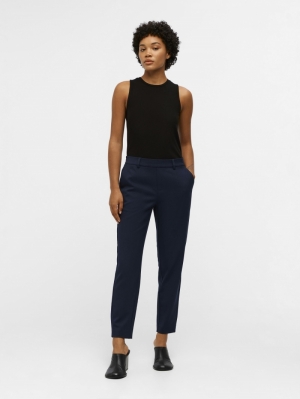 OBJLISA SLIM PANT NOOS Sky Captain