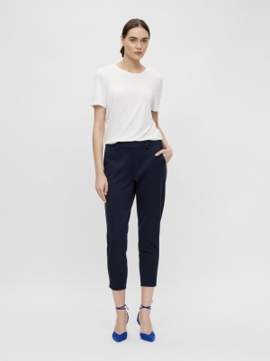 OBJLISA SLIM PANT NOOS Sky Captain