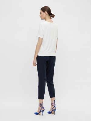 OBJLISA SLIM PANT NOOS Sky Captain