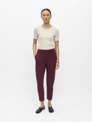 OBJLISA SLIM PANT NOOS Windsor Wine
