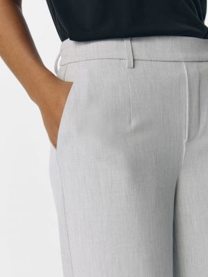 OBJLISA WIDE PANT NOOS Light Grey Mela