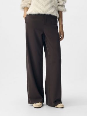 OBJLISA WIDE PANT NOOS Seal Brown