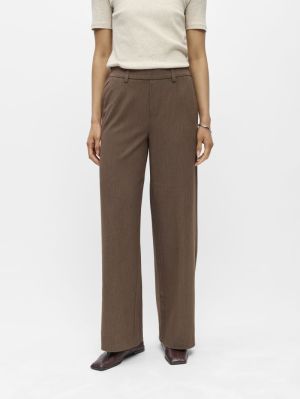 OBJLISA WIDE PANT NOOS Carafe/Melange