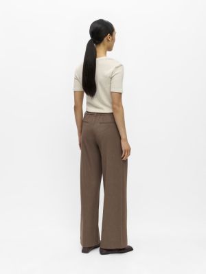 OBJLISA WIDE PANT NOOS Carafe/Melange