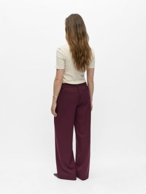 OBJLISA WIDE PANT NOOS Windsor Wine