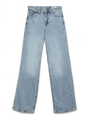 VMTESSA HR WIDE JEANS Light Blue Deni
