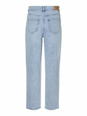 VMTESSA HR MOM JEANS RA339 GA Light Blue Deni