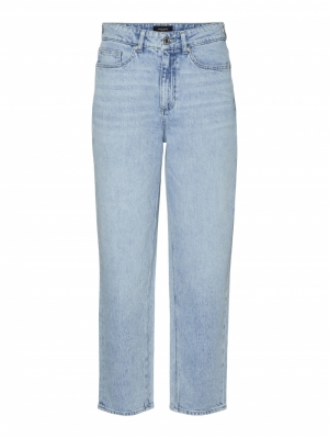 VMTESSA HR MOM JEANS RA339 GA Light Blue Deni