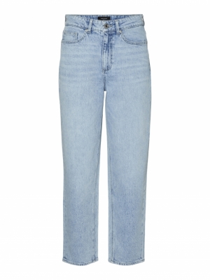 VMTESSA HR MOM JEANS RA339 GA Light Blue Deni