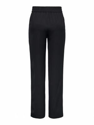 ONLLUCY-LAURA MW WIDE PIN PANT Black