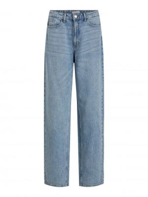 VIKELLY JAF HW STRAIGHT JEANS- Light Blue Deni