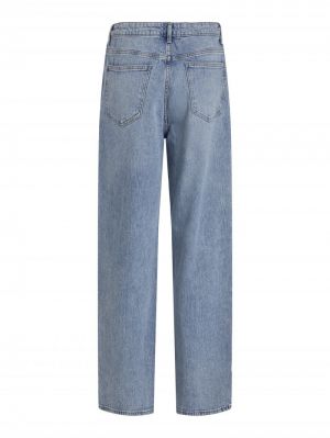 VIKELLY JAF HW STRAIGHT JEANS- Light Blue Deni