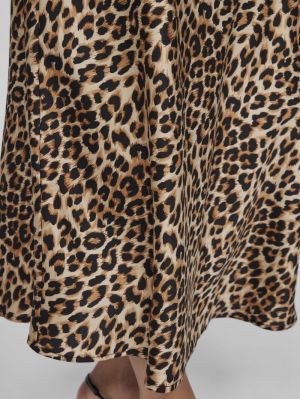 VIELLETTE HW MIDI SKIRT - NOOS Caramel Café/LE