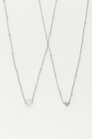 Necklace mother daughter Silver