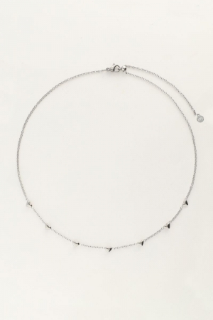 Necklace tiny hearts Silver