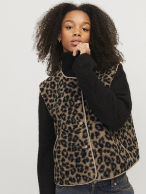 JXVERA TEDDY VEST OTW Cornstalk/LEOPA