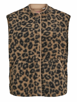 JXVERA TEDDY VEST OTW Cornstalk/LEOPA