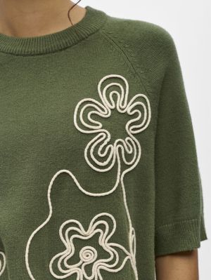 OBJLANEY RUBIN SS PULLOVER NOO Bronze Green/Sa