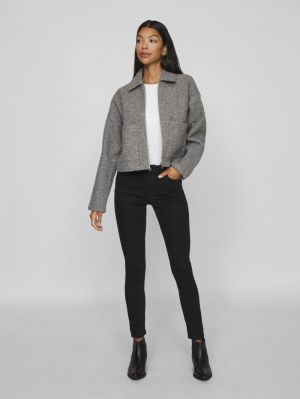VIJADAS ZIPPER JACKET Medium Grey Mel
