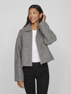 VIJADAS ZIPPER JACKET Medium Grey Mel