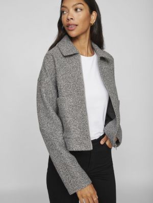 VIJADAS ZIPPER JACKET Medium Grey Mel