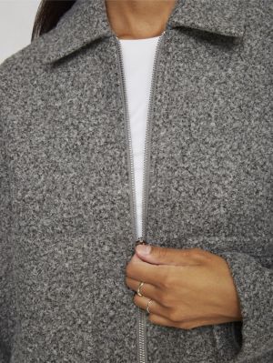 VIJADAS ZIPPER JACKET Medium Grey Mel