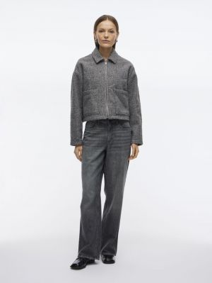 VIJADAS ZIPPER JACKET Medium Grey Mel