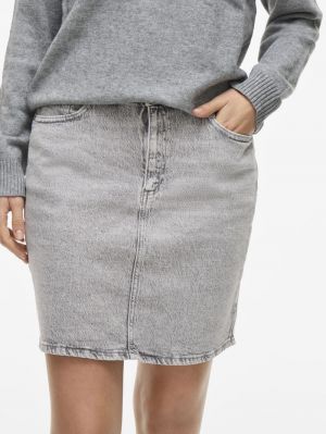VIKAJA JAF DENIM SKIRT- NOOS Light Grey Deni