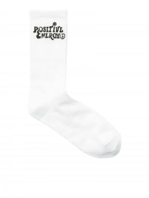JXBASIC TENNIS PRINT SOCK 3-PA White/W. 3 STAT