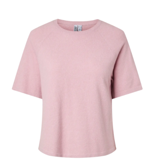 PCBREE SS O-NECK KNIT NOOS BC Roseate Spoonbi