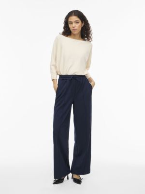 VICLUA HW WIDE PANTS-NOOS Navy Blazer