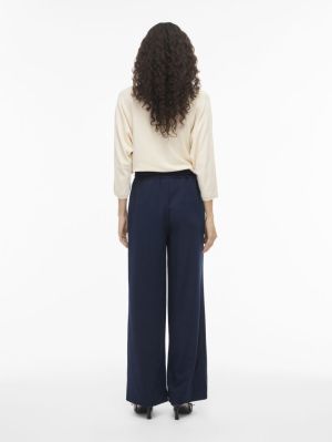 VICLUA HW WIDE PANTS-NOOS Navy Blazer