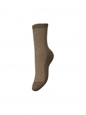 PCSEBBY GLITTER LONG STRIPE SO Morel/TAUPE GRA