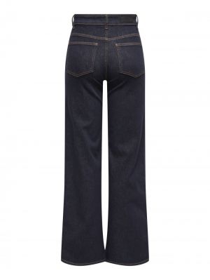 ONLMADISON BLUSH HW WIDE DNM R Dark Blue Denim