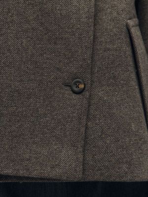 OBJRIKI RE SHORT JACKET NOOS Morel/Melange