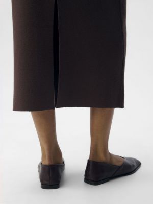 OBJREYNARD HW KNIT SKIRT NOOS Seal Brown