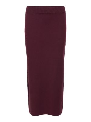 OBJREYNARD HW KNIT SKIRT NOOS Windsor Wine
