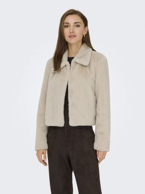 JDYMACY LIFE FAUX FUR JACKET O Moonbeam