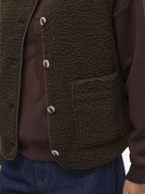 VIADA TEDDY VEST Coffee Bean