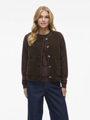 VIADA TEDDY VEST Coffee Bean