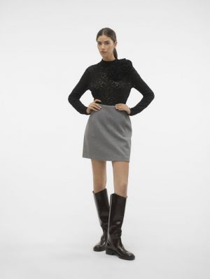 VMFORTUNEALLISON HW SHORT SKIR Medium Grey Mel