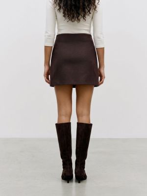 VMFORTUNEALLISON HW SHORT SKIR Chocolate Torte