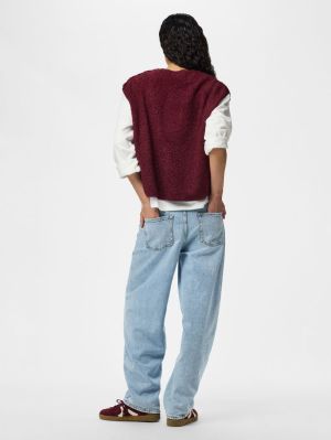 PCKATTY TEDDY VEST NOOS BC Tawny Port
