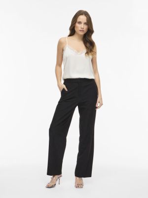 VIENNA RAVENNA LACE SINGLET - Cloud Dancer