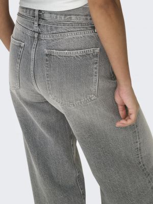 ONLGIANNA MW STRAIGHT DNM DOT7 Medium Grey Den