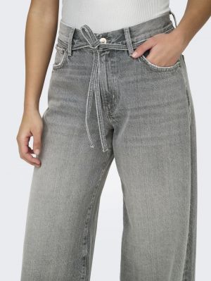 ONLGIANNA MW STRAIGHT DNM DOT7 Medium Grey Den