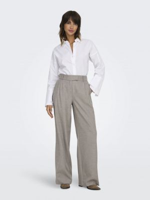 ONLLINDA HW STR MEL PANTS TLR Fungi/MELANGE