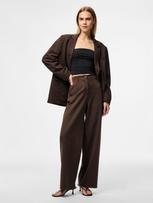 PCKAMIL LS LOOSE BLAZER NOOS B Hot Fudge