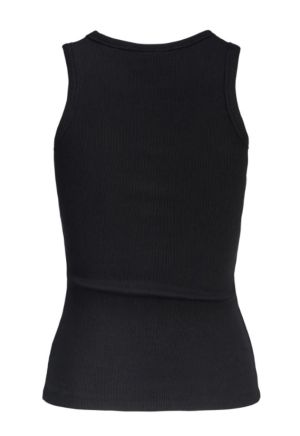 JXFRIDA SL U-NECK TOP JRS NOOS Black