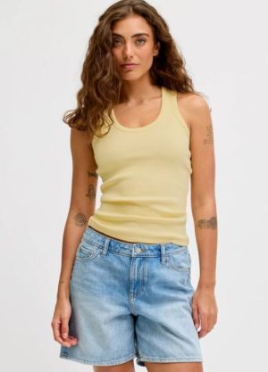 JXFRIDA SL U-NECK TOP JRS NOOS Sunlight